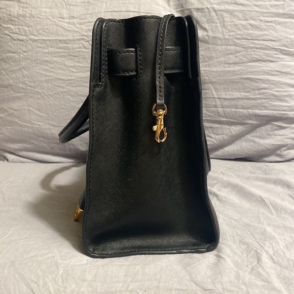 🔥 MICHAEL KORS DILLON SAFINO LEATHER SATCHEL / SHOULDER BAG. - Picture 6 of 10